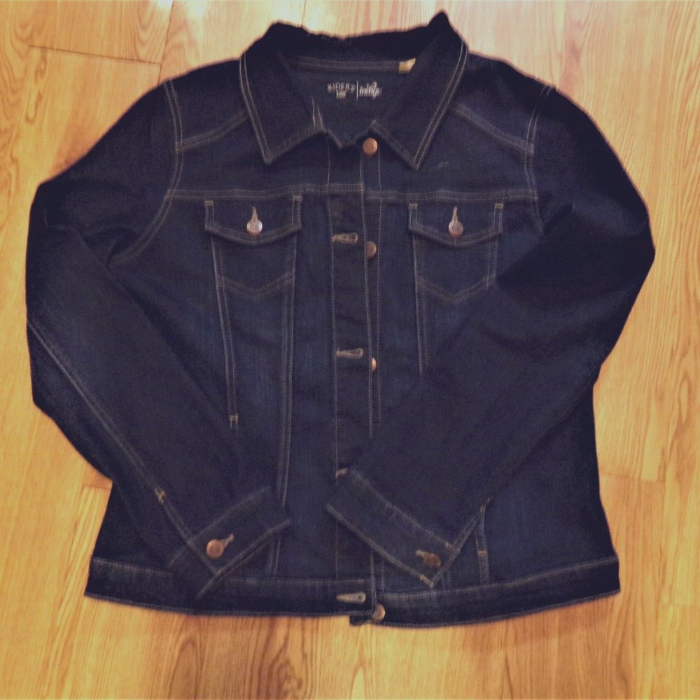 LEE RIDERS INDIGO DENIM JACKET XL  EXCELLENT CONDITION